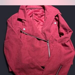 SHEIN Vibrant Red Jacket